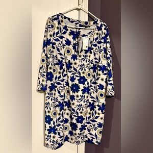 Sami AND Dani Blue and White Floral Dress